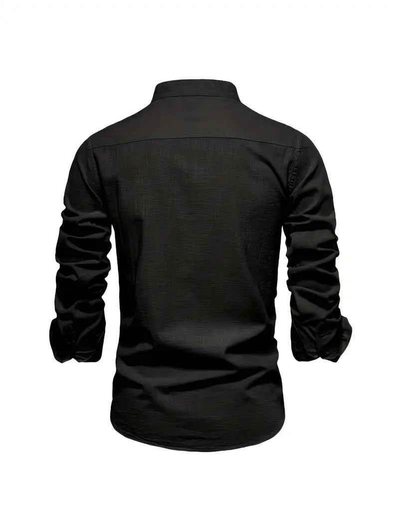 Clément | Camicia Delicata – Taglio Allungato e Dettagli Bottone 