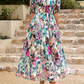 Alma | Blumen Kleid – Romantische Eleganz und strukturierte Ärmel 