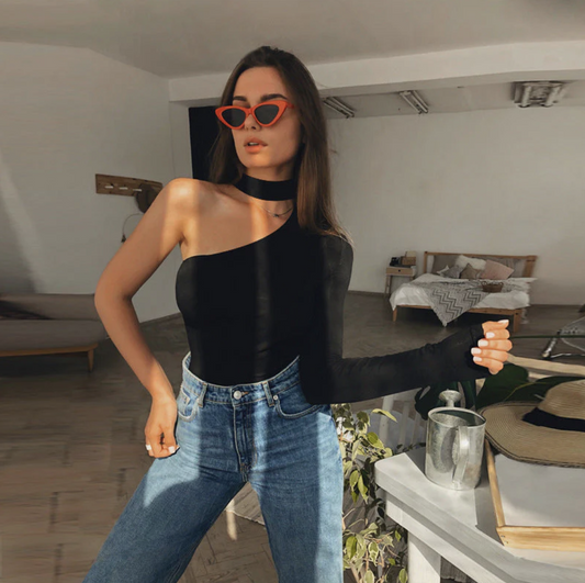 Léa|Top Asymmetrisk Eleganse Og Dristighet 